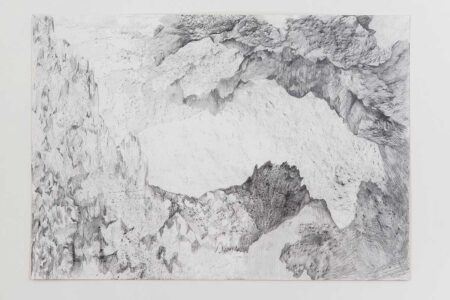 Serie ausencia Nro. 5. Grafito sobre papel 70x100 cm. Año 2019.