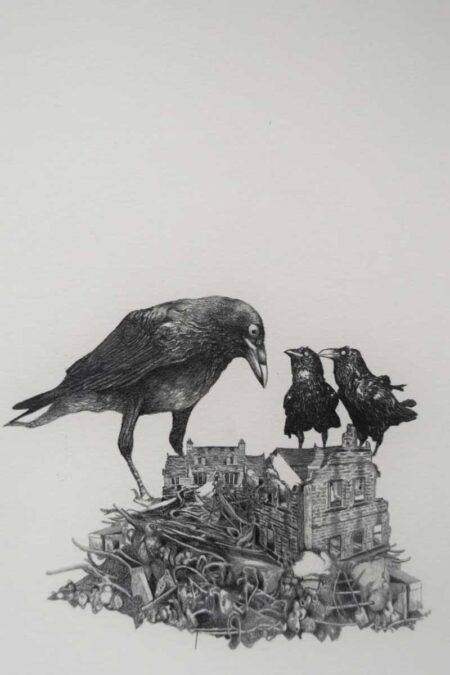 Sin título Nro. 4. Grafito sobre papel 30x21cm. Año 2020.