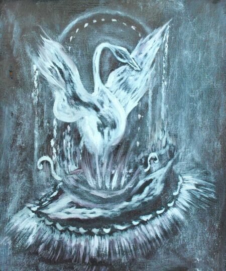 Sin título. Óleo sobre tela 18x21 cm. Año 2021.