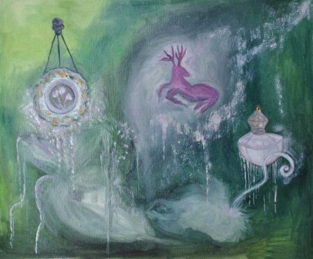 Sin título. Óleo sobre tela 30,5x25 cm. Año 2021.