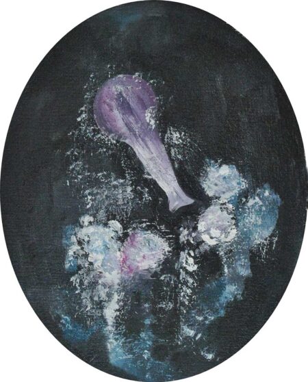 Sin título. Óleo sobre tela 13,5x11 cm. Año 2020.