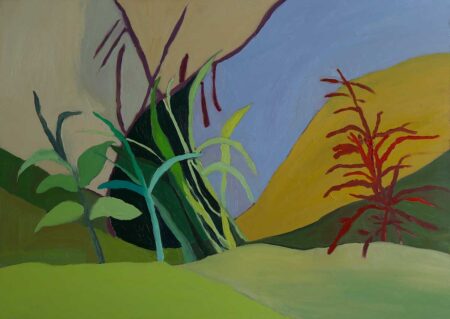 Sin título. Serie Paisaje. Óleo sobre madera 50x70 cm. Año 2020.