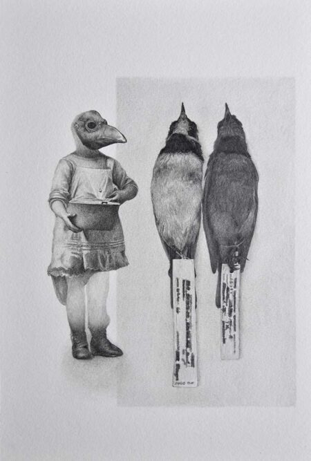 Sin título. Grafito sobre papel 19x29cm. Año 2021.