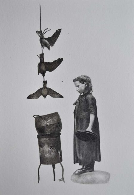 Sin título. Grafito sobre papel 29x20 cm. Año 2021.